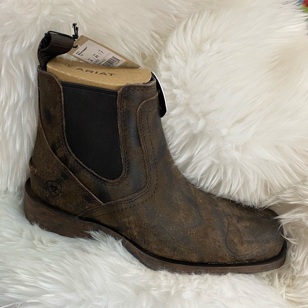 Ariat Men's Stone Midtown Rambler Square Toe Boots